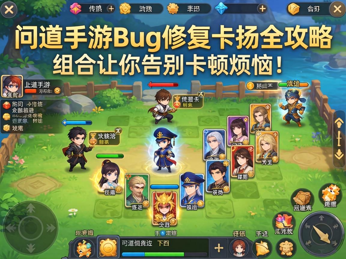 问道手游Bug修复卡顿全攻略