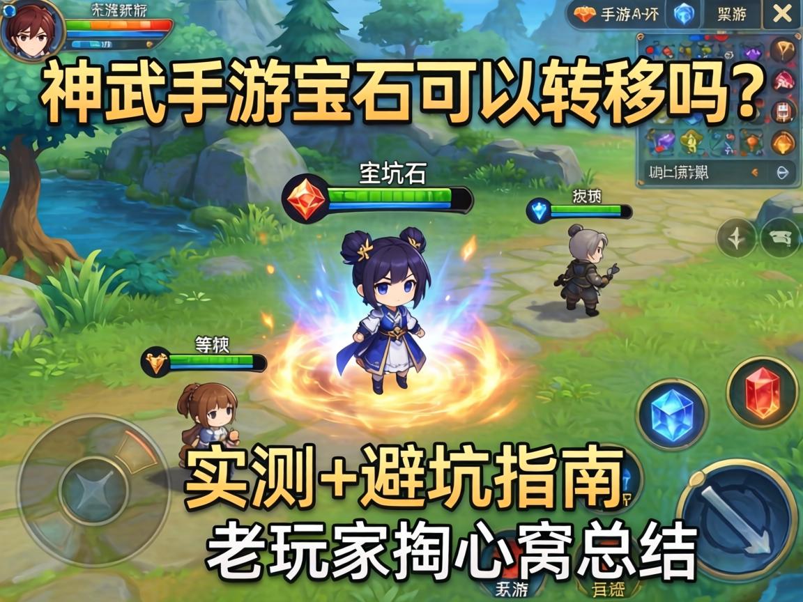 神武手游宝石可以转移吗