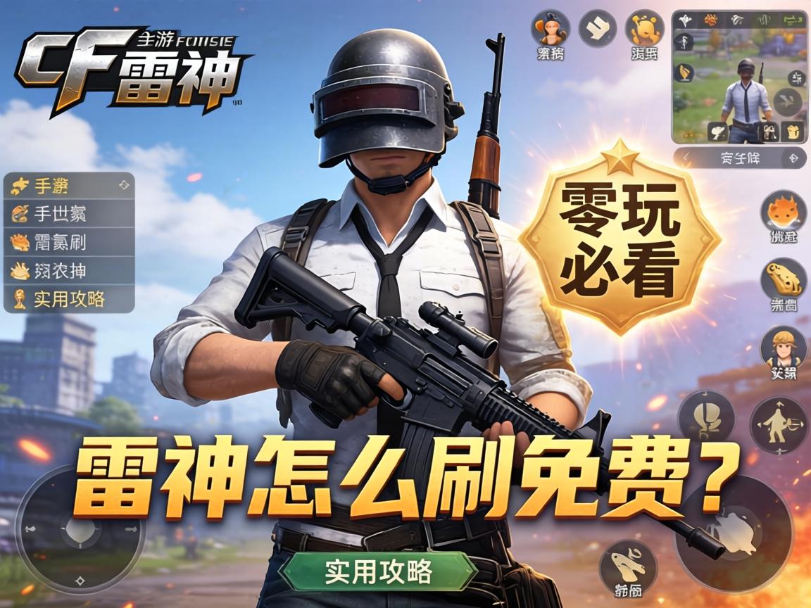 手游CF雷神怎么刷免费
