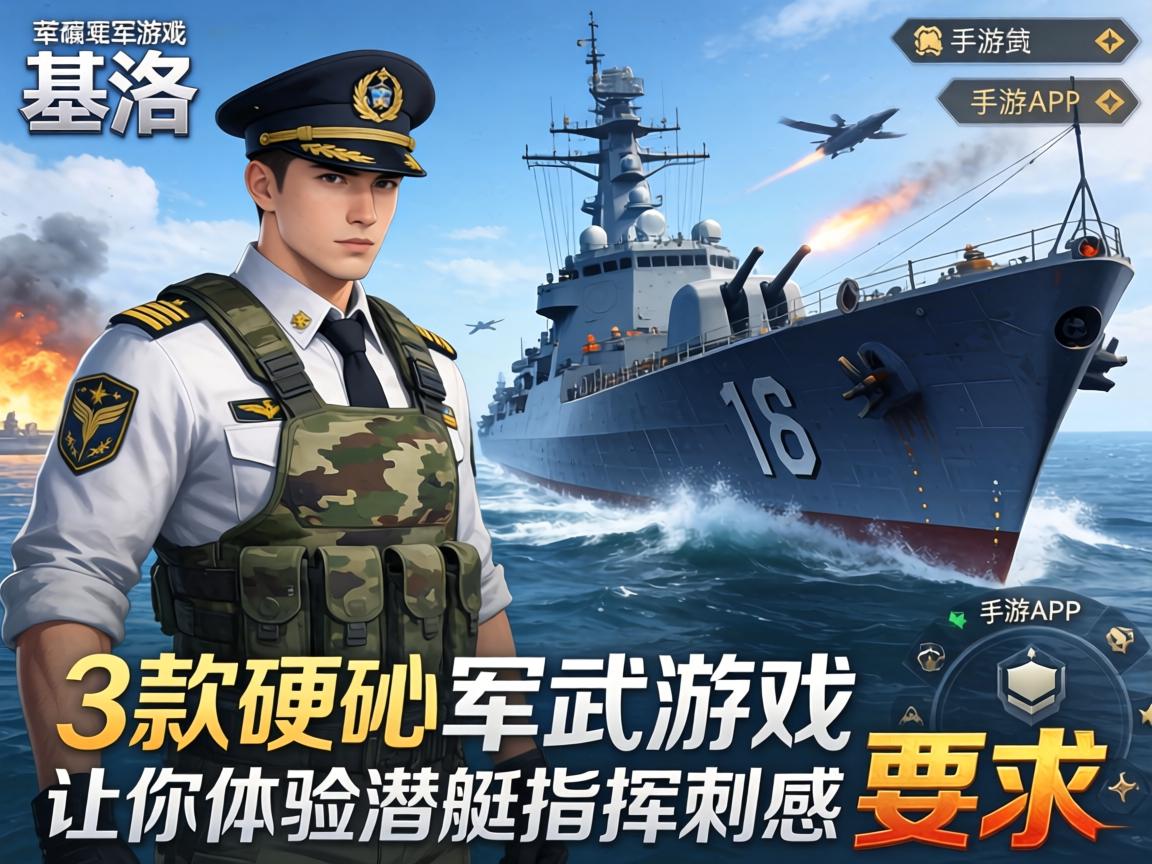 这3款硬核军武游戏让你体验潜艇指挥官的刺激