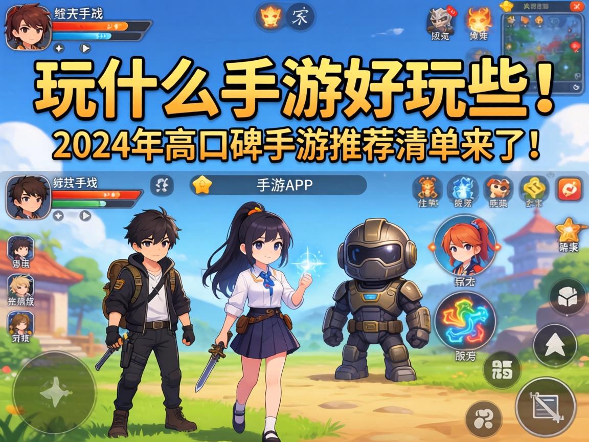 玩什么手游好玩些?2024年高口碑手游推荐清单来了! 2024年高口碑手游推荐清单来了