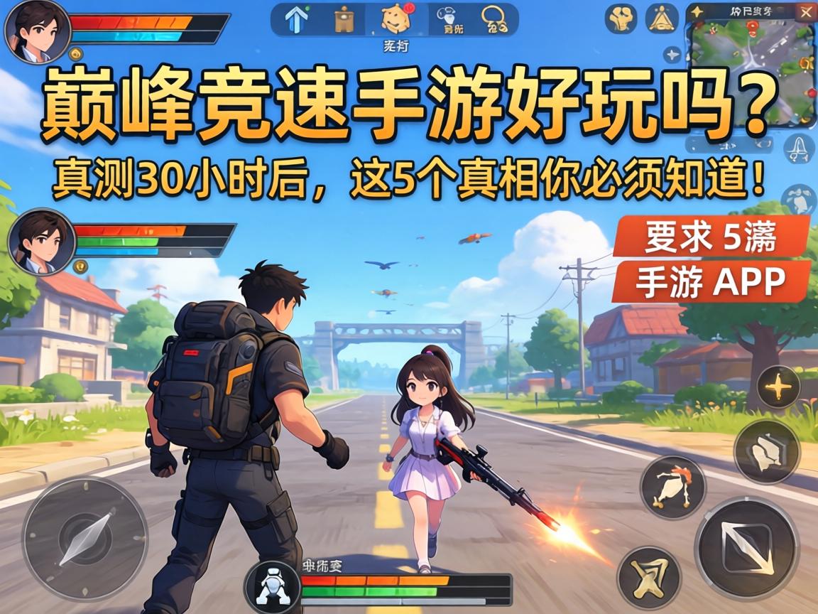 巅峰竞速手游好玩吗?实测30小时后,这5个真相你必须知道! 这5个真相你必须知道