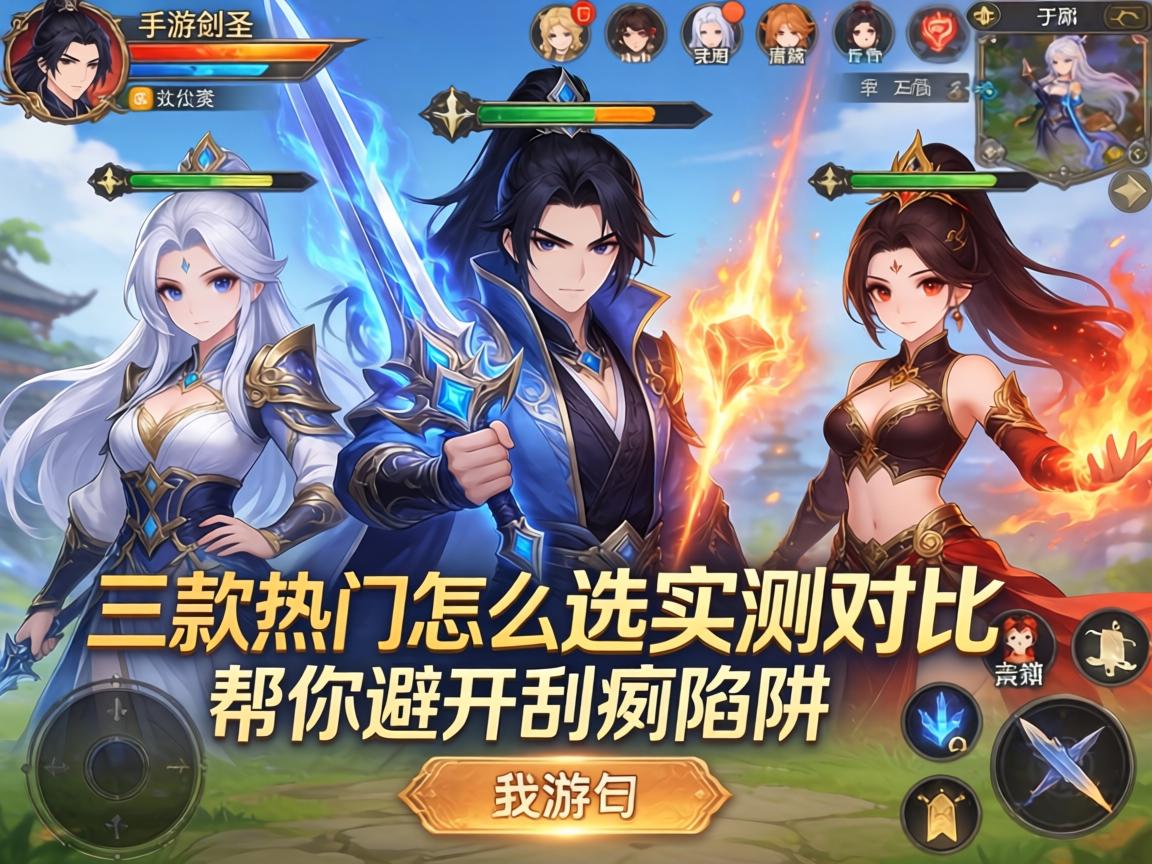 三款热门角色实测对比