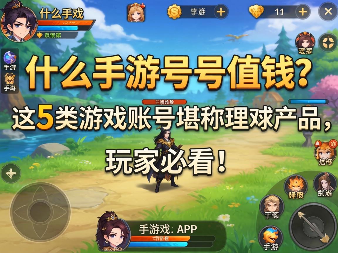 什么手游的号值钱?这5类游戏账号堪称理财产品,玩家必看! 这5类游戏账号堪称理财产品