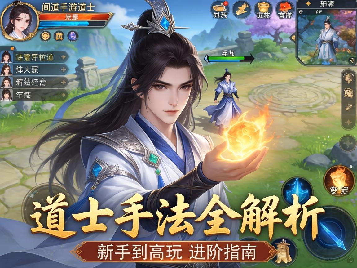 问道手游道士手法全解析,从新手到高玩的进阶指南 问道手游道士手法全解析