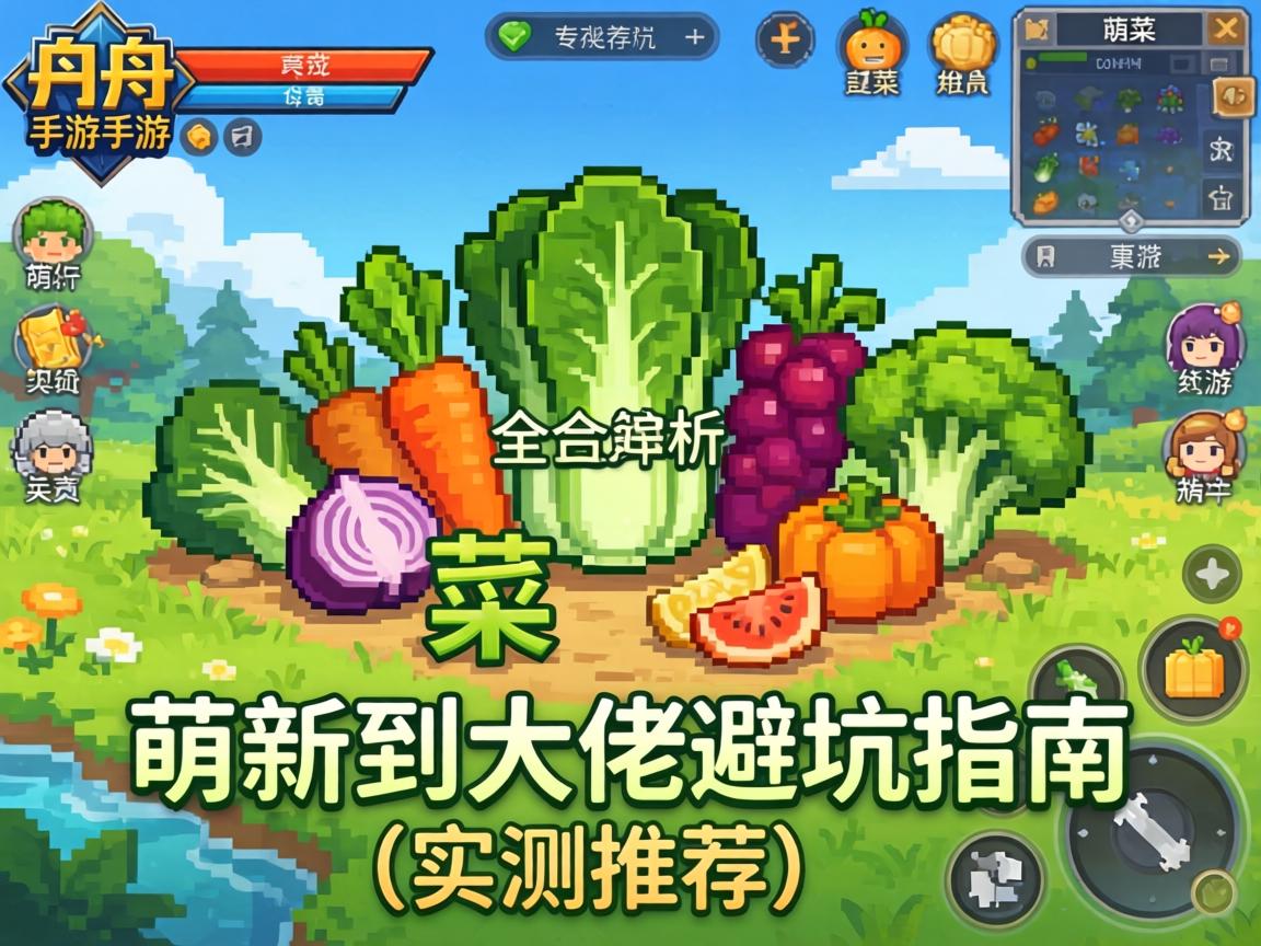 方舟手游蔬菜全解析,从萌新到大佬的避坑指南(实测推荐) 从萌新到大佬的避坑指南