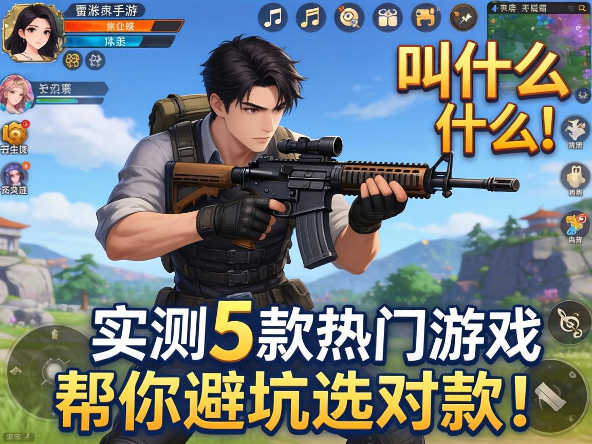 实测5款热门游戏帮你避坑选对款