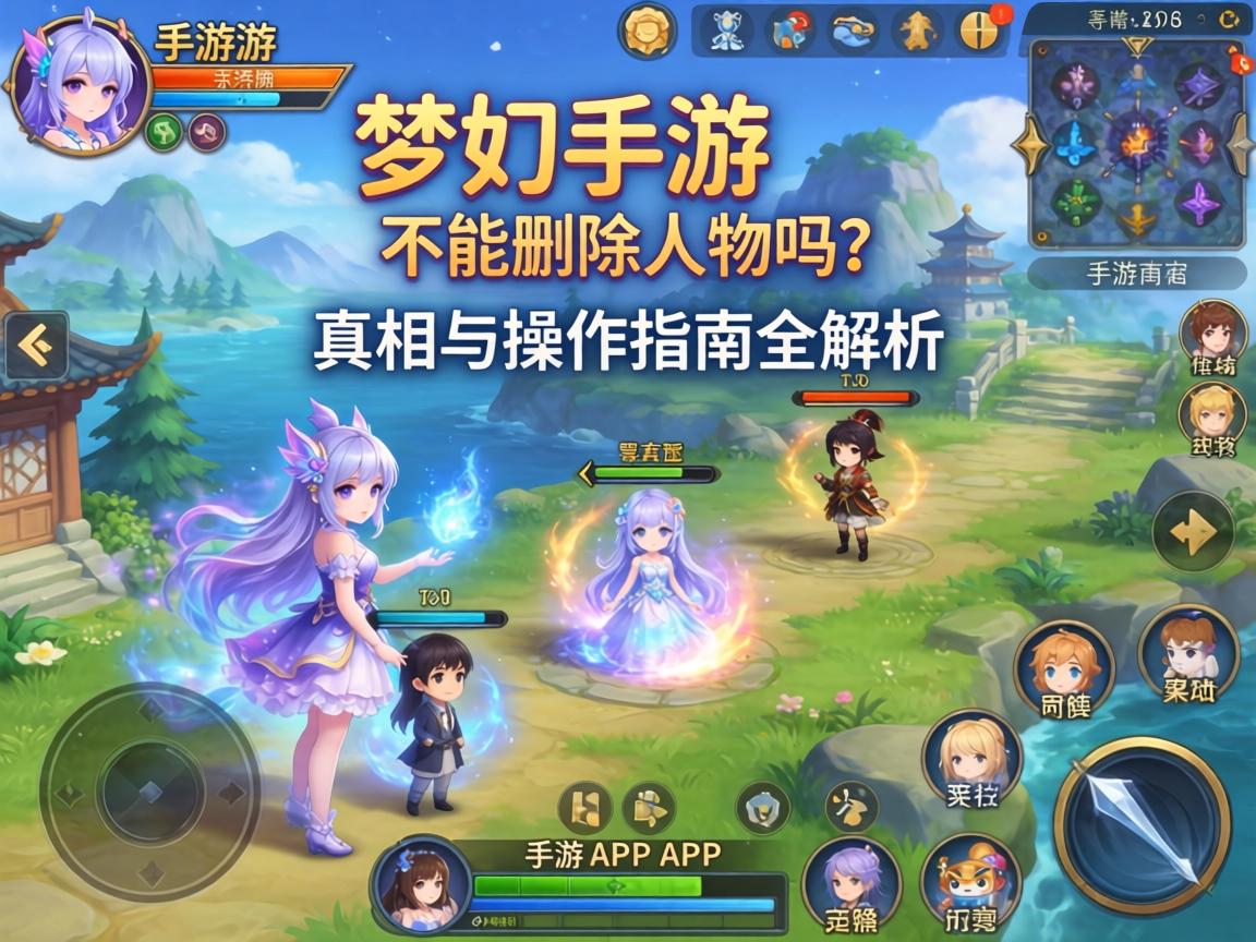 梦幻手游不能删除人物吗