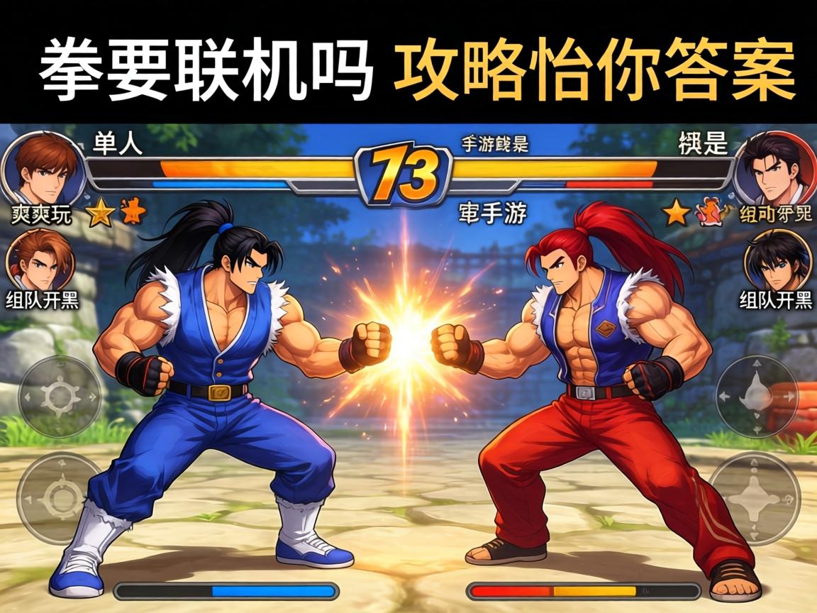 拳皇要联机吗手游游戏