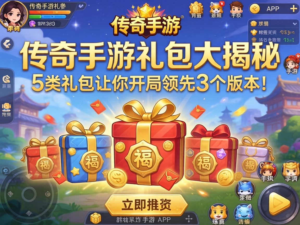 这5类礼包让你开局领先3个版本