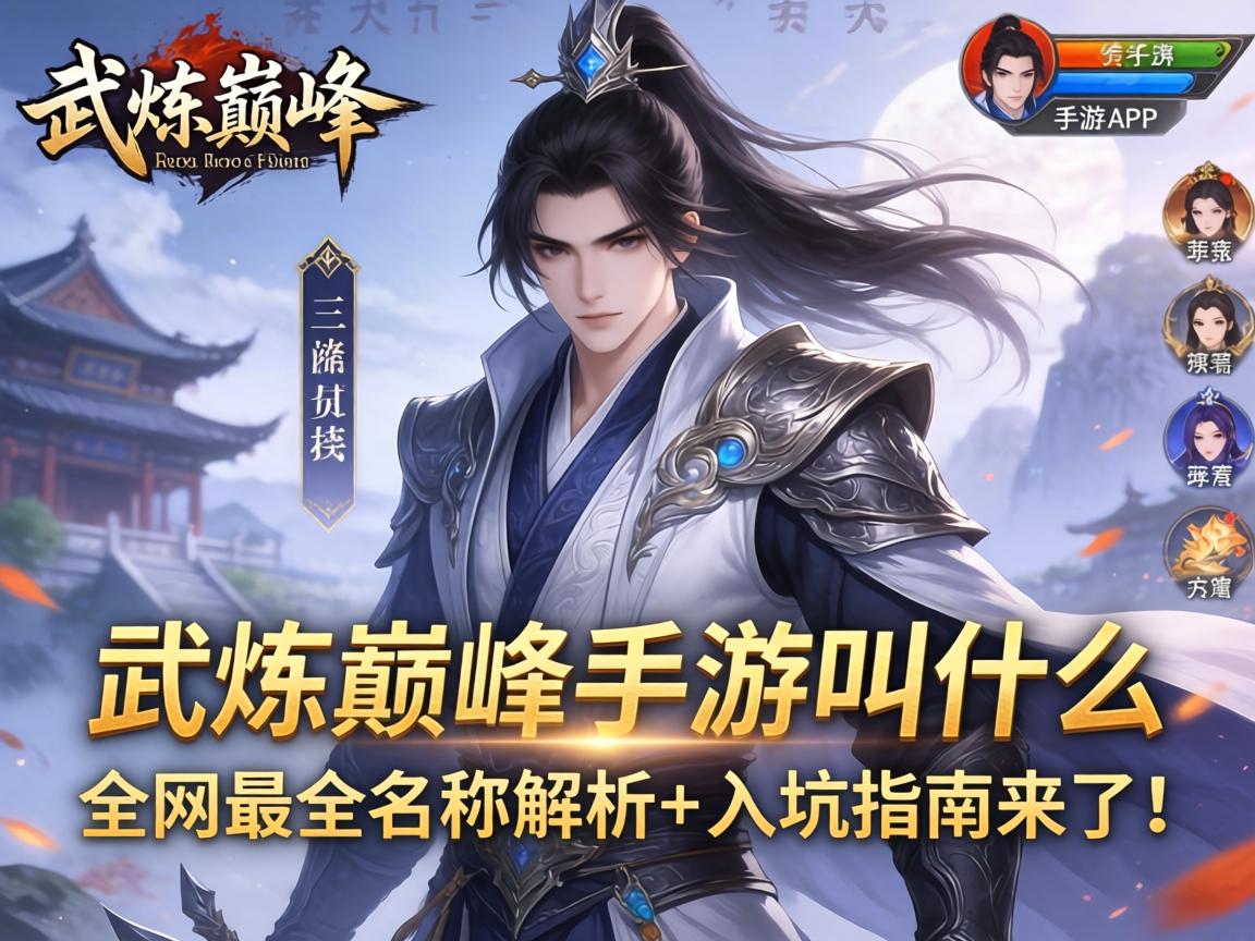 武炼巅峰手游叫什么