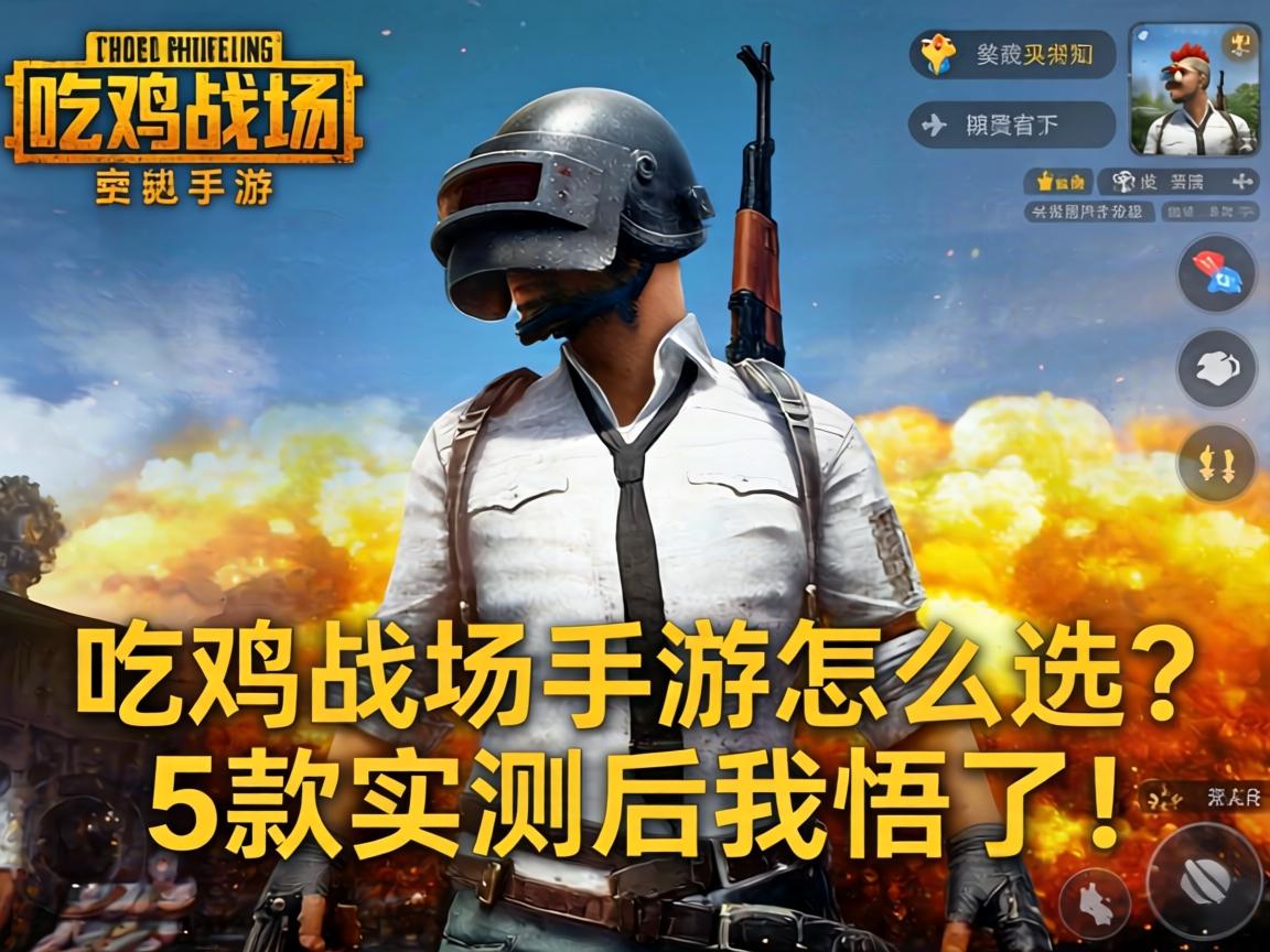 吃鸡战场手游怎么选?这5款实测后我悟了! 吃鸡战场手游怎么选