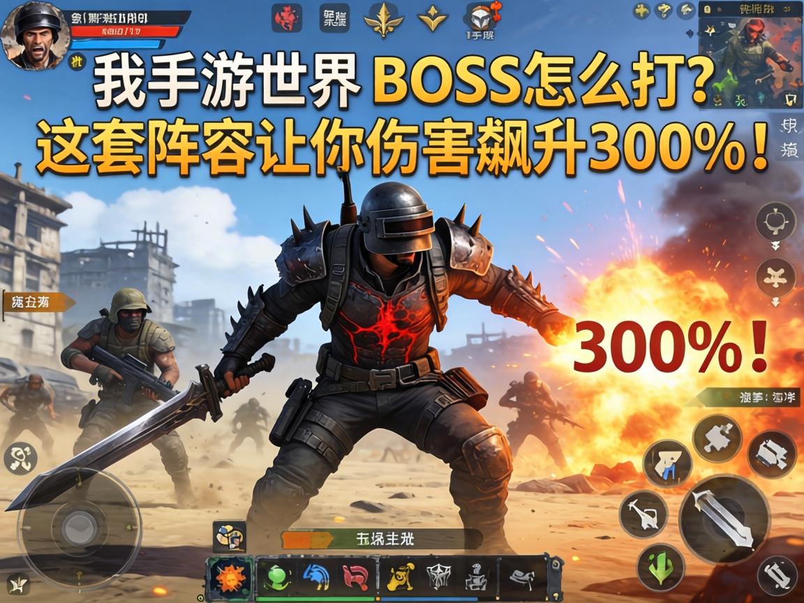 末日手游世界BOSS怎么打