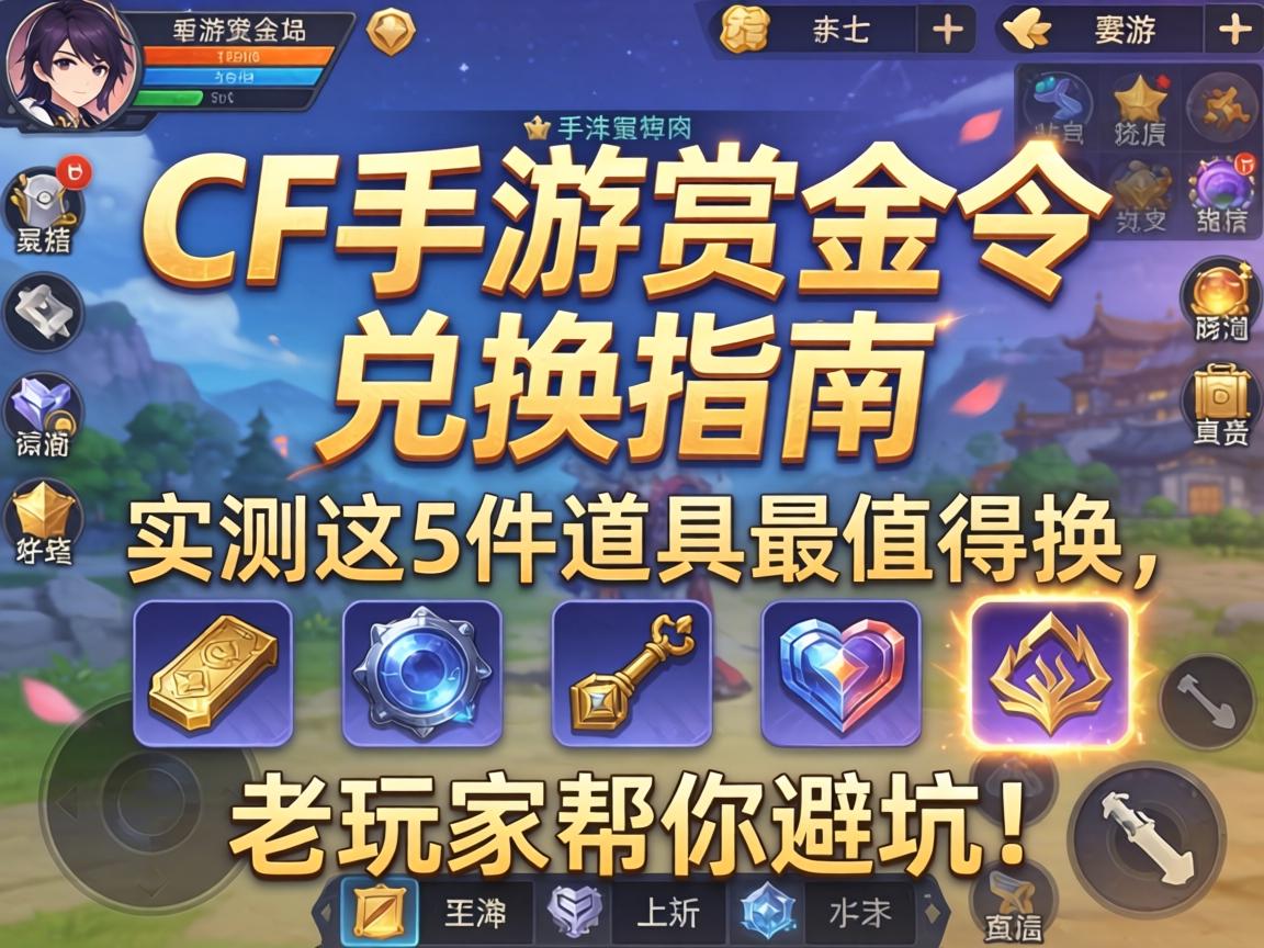 CF手游赏金令兑换指南