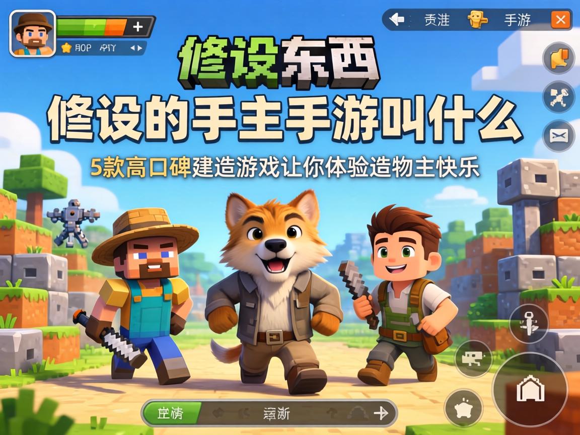 这5款高口碑建造游戏让你体验造物主的快乐