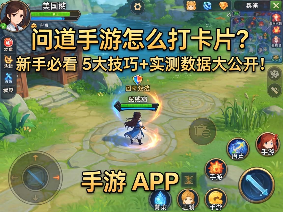 问道手游怎么打卡片