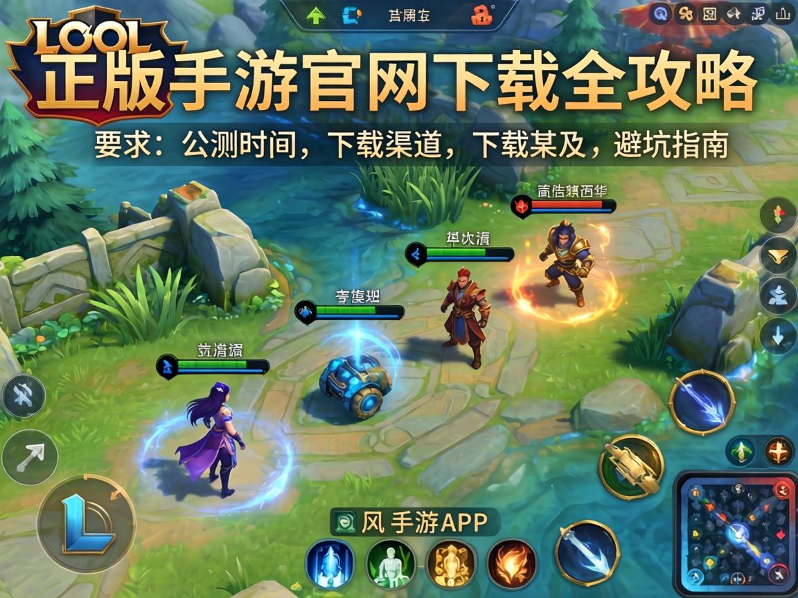 LOL正版手游官网下载全攻略,公测时间、下载渠道及避坑指南 LOL正版手游官网下载全攻略