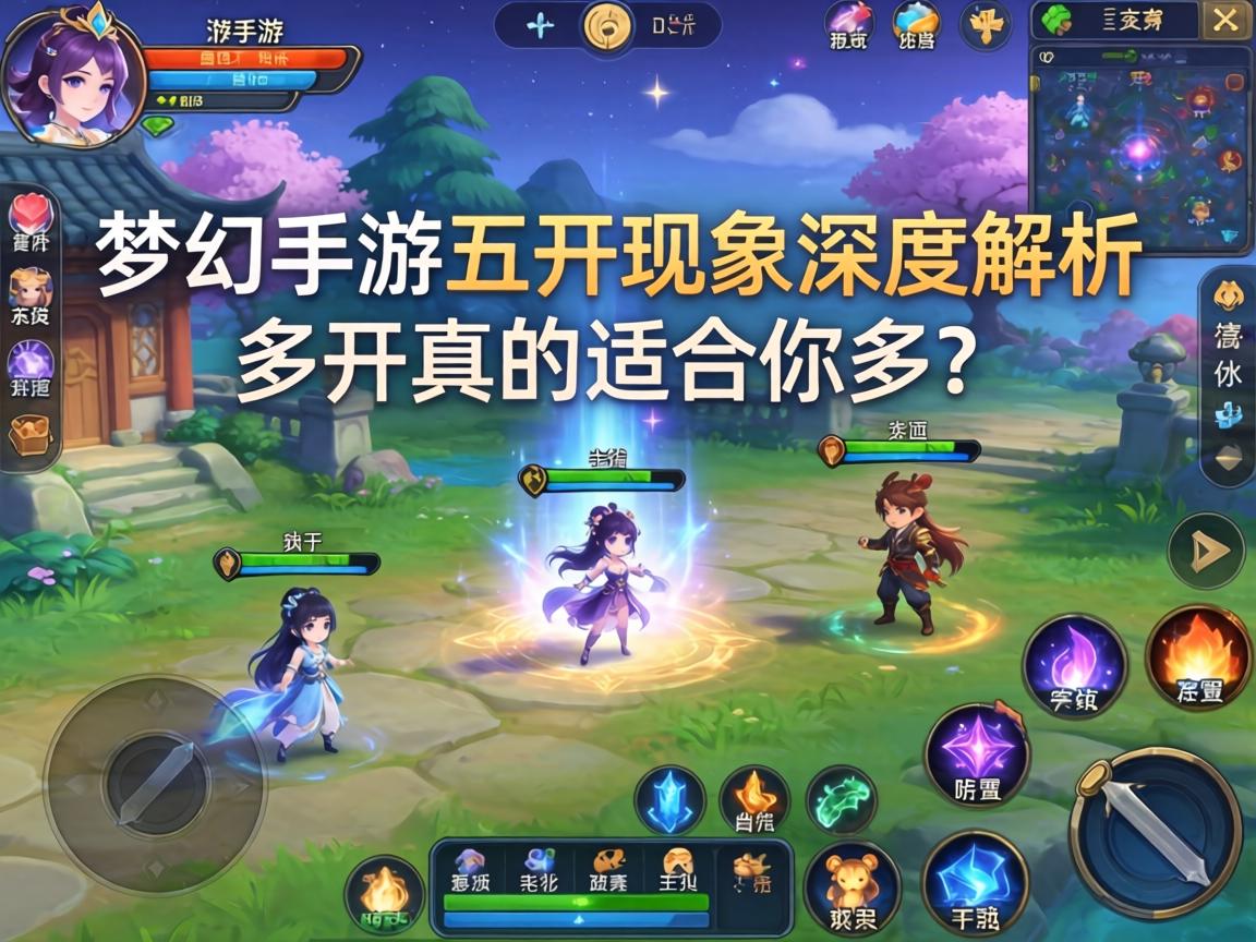 梦幻手游五开现象深度解析,多开真的适合你吗? 梦幻手游五开现象深度解析