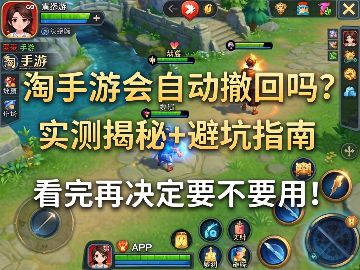 淘手游会自动撤回吗?实测揭秘+避坑指南,看完再决定要不要用! 淘手游会自动撤回吗
