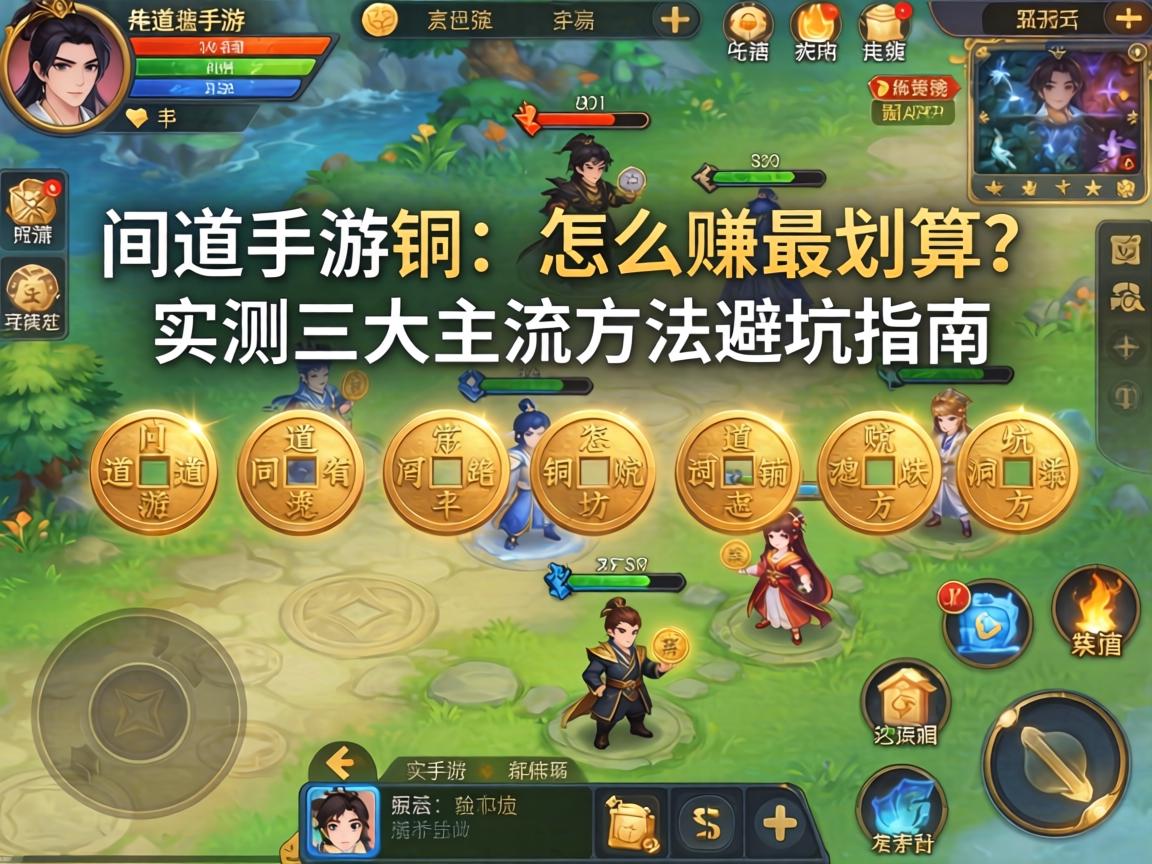 问道手游铜币怎么赚最划算?实测三大主流方法避坑指南 问道手游铜币怎么赚最划算