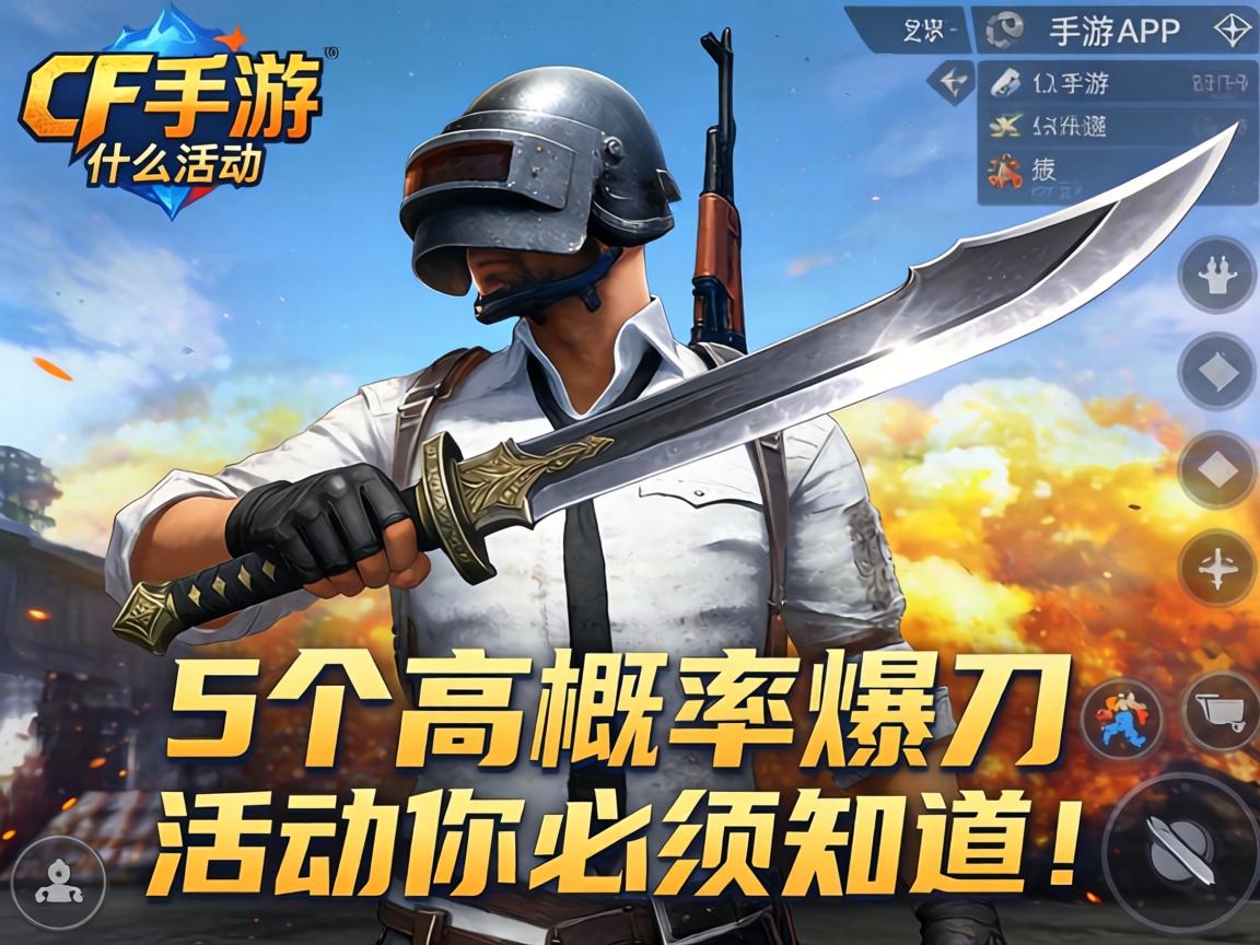 这5个高概率爆刀活动你必须知道