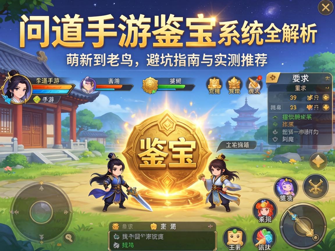 问道手游鉴宝系统全解析,从萌新到老鸟的避坑指南与实测推荐 从萌新到老鸟的避坑指南与实测推荐