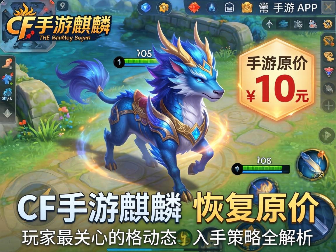 CF手游麒麟是否恢复原价?玩家最关心的价格动态与入手策略全解析 玩家最关心的价格动态与入手策略全解析