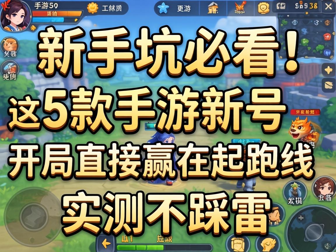 这5款手游新号开局直接赢在起跑线
