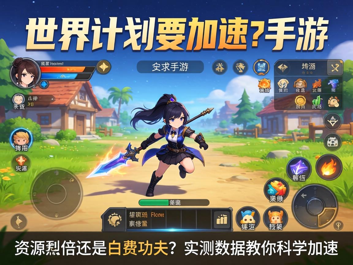 世界计划要加速吗手游,资源翻倍还是白费功夫?实测数据教你科学加速 世界计划要加速吗手游