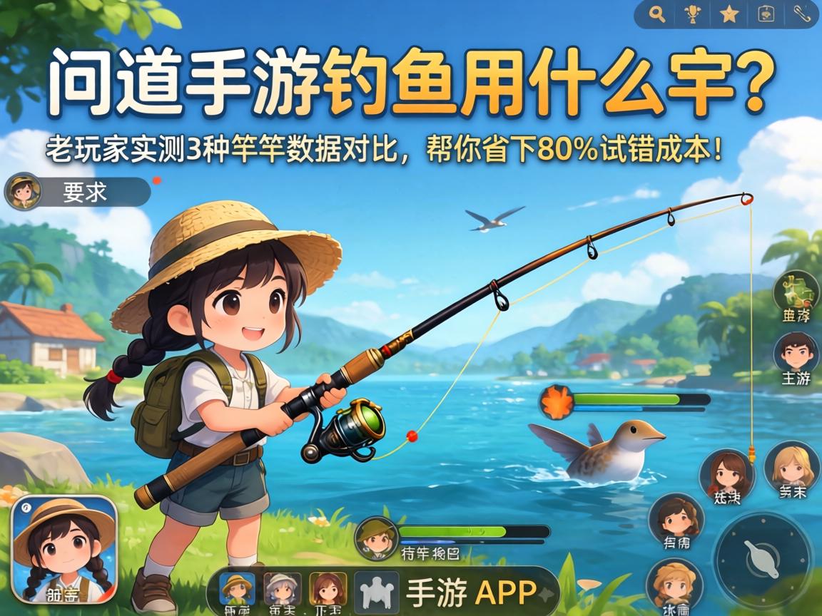 老玩家实测3种钓竿数据对比