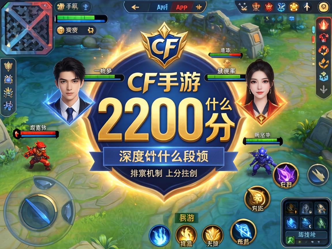 CF手游2200分属于什么段位