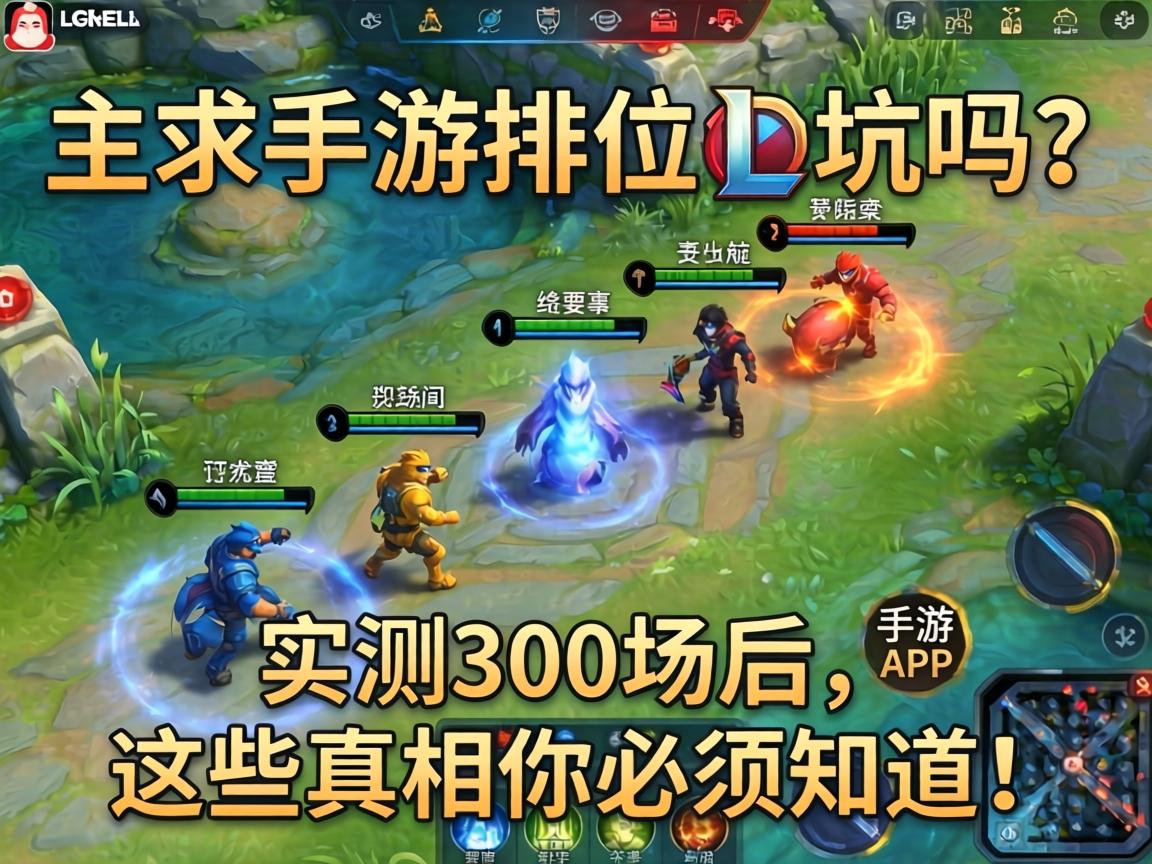 LOL手游排位很坑吗