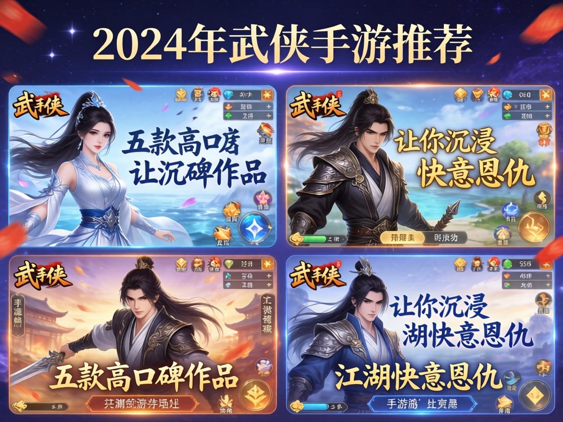 2024年武侠手游推荐,这五款高口碑作品让你沉浸江湖快意恩仇 这五款高口碑作品让你沉浸江湖快意恩仇