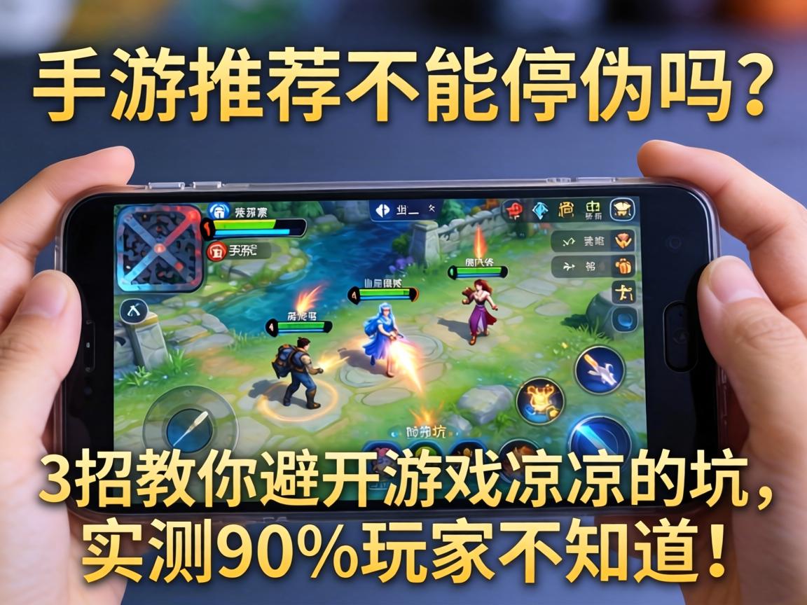3招教你避开游戏凉凉的坑