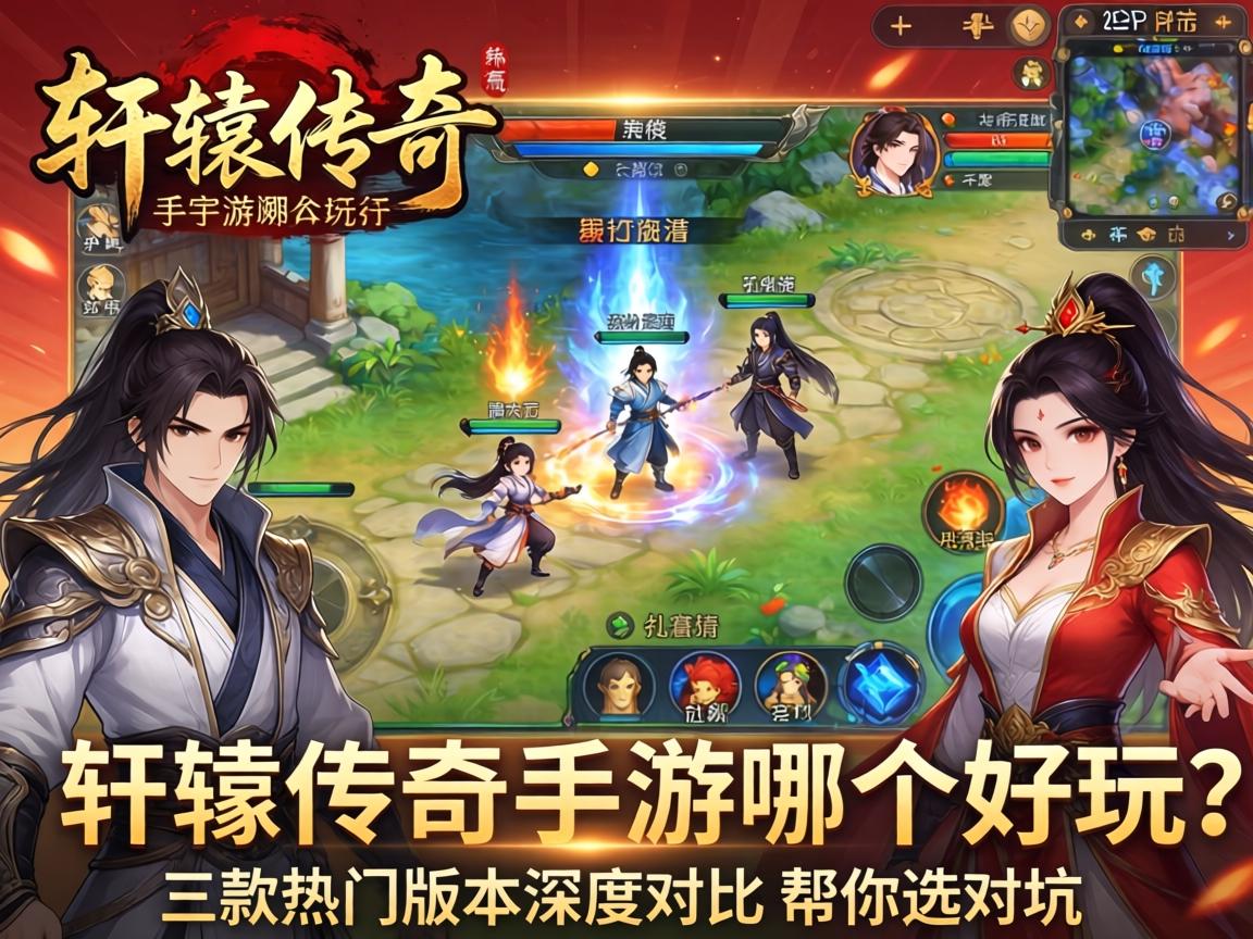 轩辕传奇手游哪个好玩?三款热门版本深度对比帮你选对坑 三款热门版本深度对比帮你选对坑