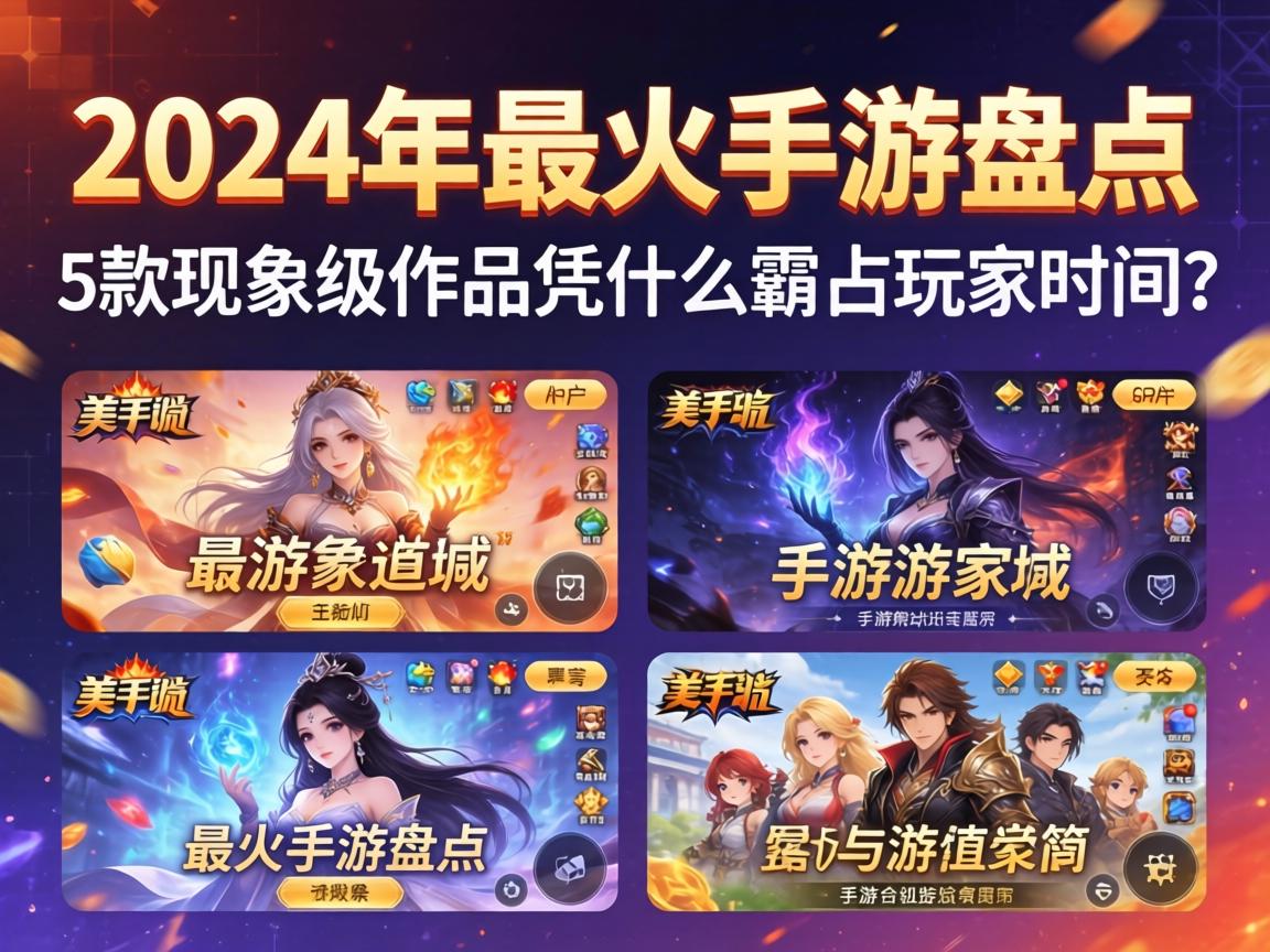 2024年最火手游盘点,这5款现象级作品凭什么霸占玩家时间? 这5款现象级作品凭什么霸占玩家时间