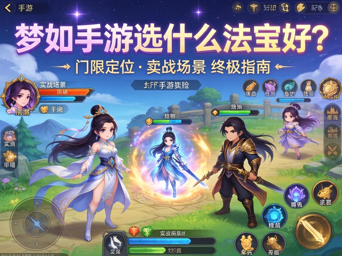 梦幻手游选什么法宝好?从门派定位到实战场景的终极指南 从门派定位到实战场景的终极指南