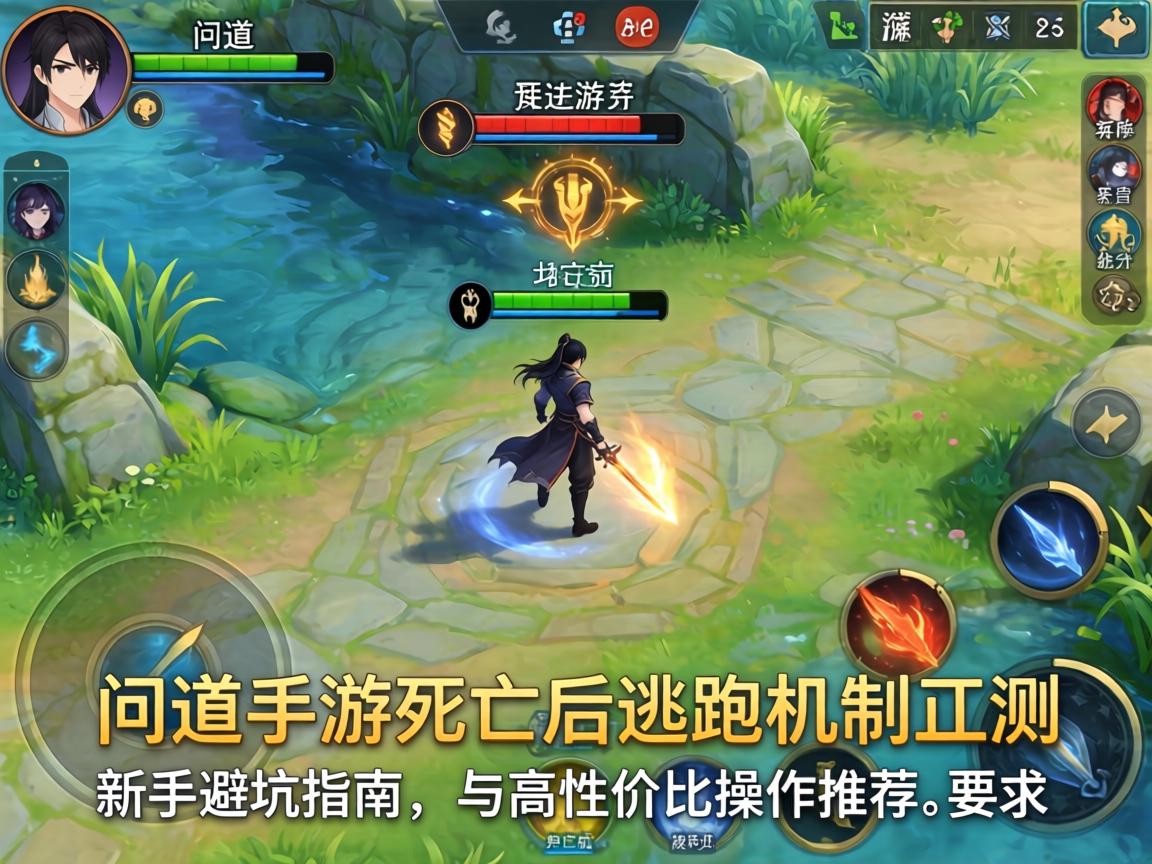 问道手游死亡后逃跑机制实测,新手避坑指南与高性价比操作推荐 新手避坑指南与高性价比操作推荐