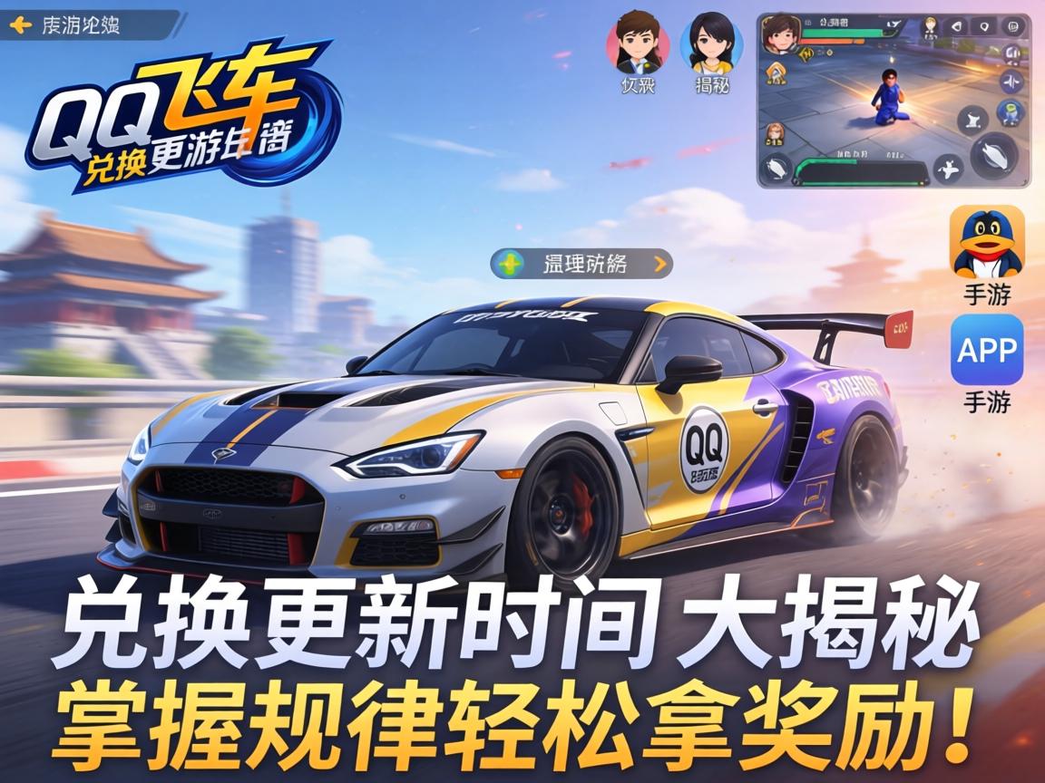 手游QQ飞车兑换更新时间大揭秘