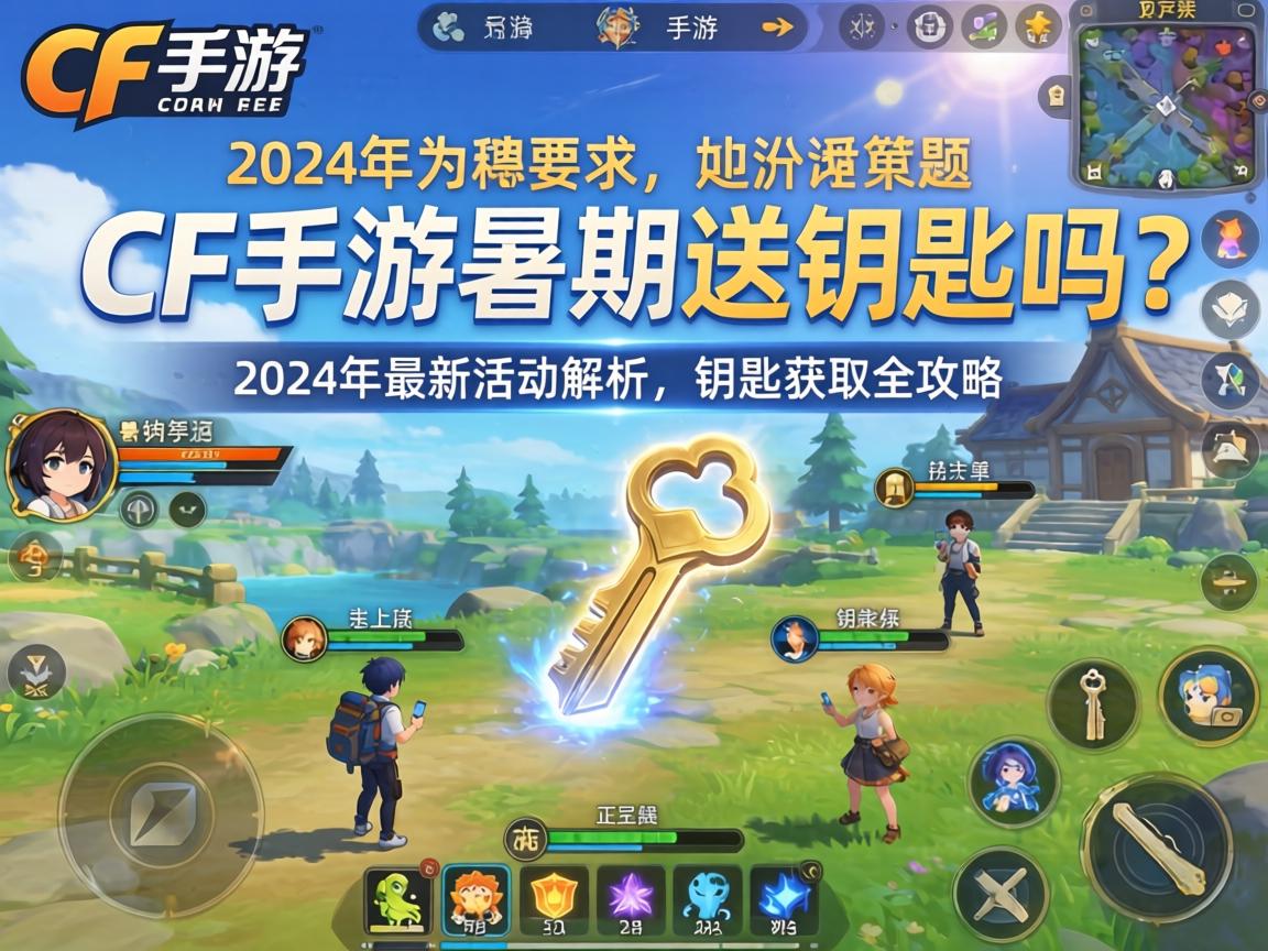 2024年最新活动解析与钥匙获取全攻略