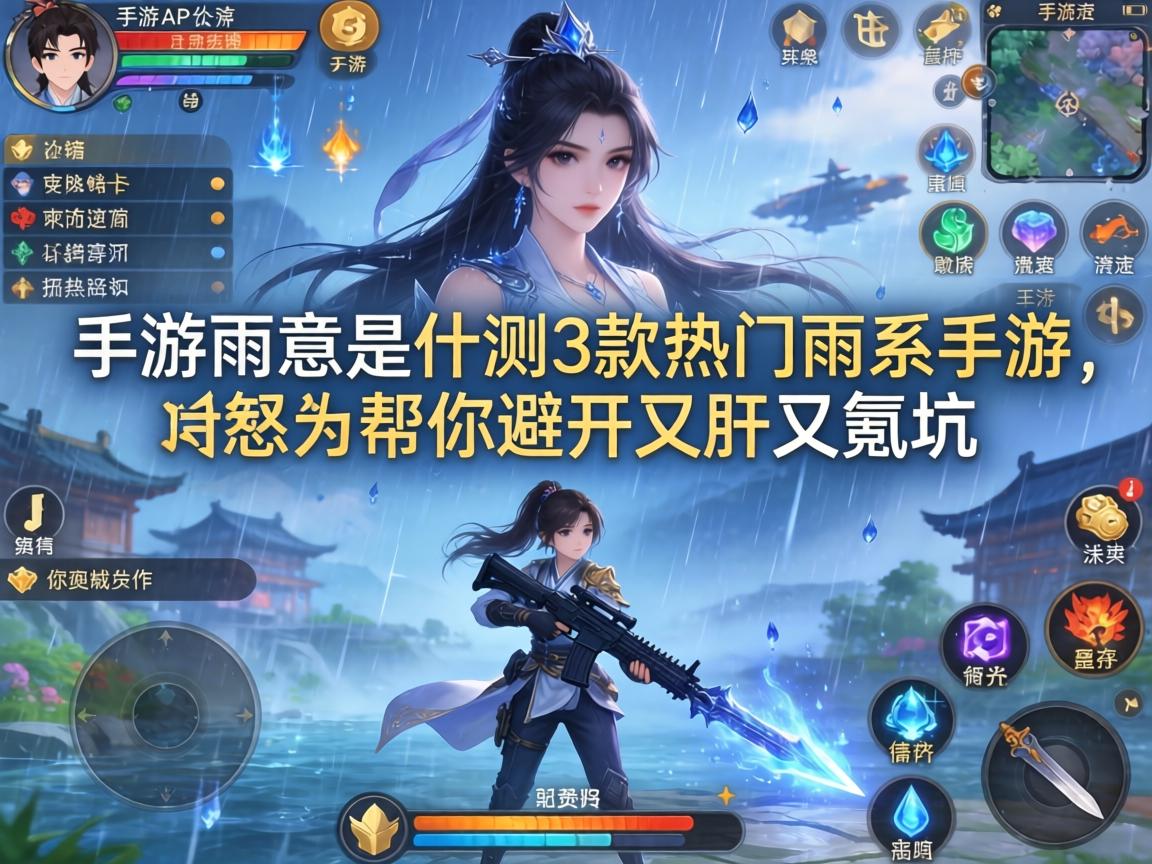 手游雨是什么意思?实测3款热门雨系手游,帮你避开又肝又氪的坑 实测3款热门雨系手游