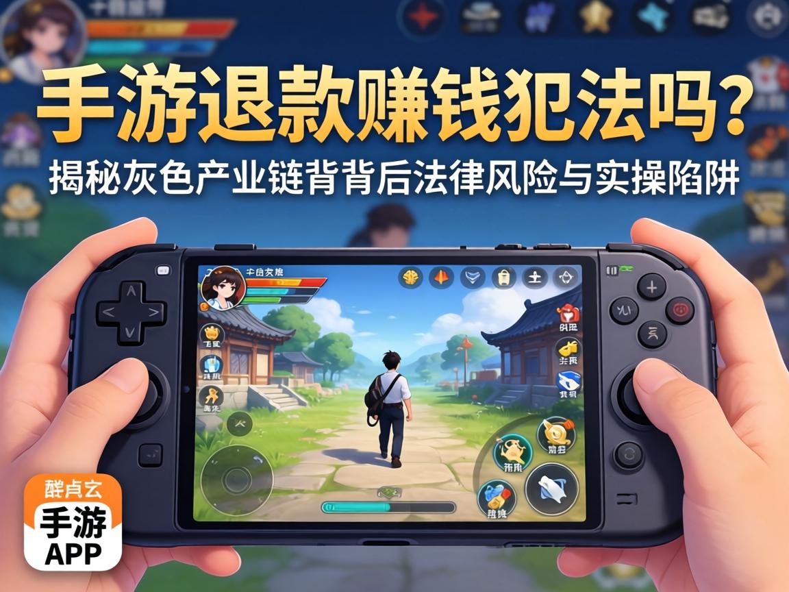 手游退款赚钱犯法吗?揭秘灰色产业链背后的法律风险与实操陷阱 揭秘灰色产业链背后的法律风险与实操陷阱