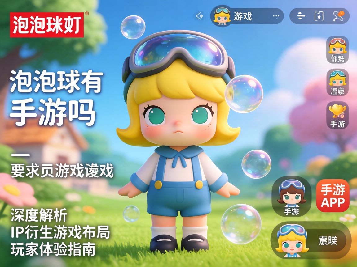 泡泡玛特有手游吗?深度解析IP衍生游戏布局与玩家体验指南 深度解析IP衍生游戏布局与玩家体验指南