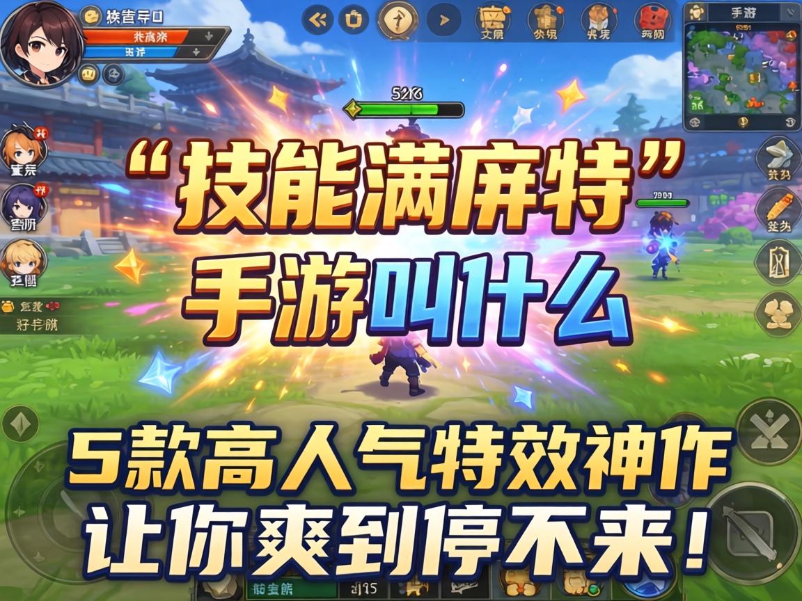 技能满屏特效手游叫什么?这5款高人气特效神作让你爽到停不下来! 这5款高人气特效神作让你爽到停不下来