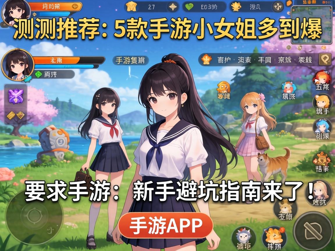 实测推荐,这5款手游小姐姐多到爆,新手避坑指南来了! 这5款手游小姐姐多到爆