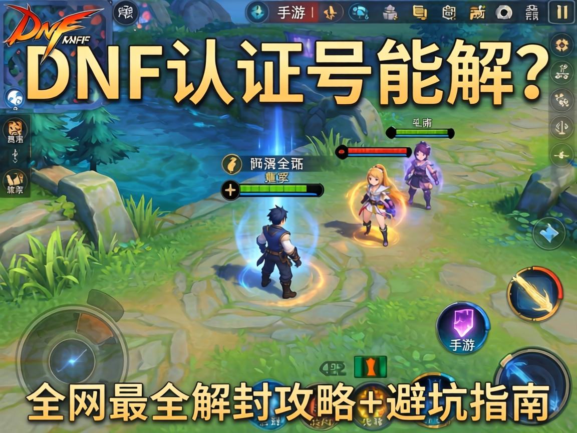 手游DNF认证号能解吗