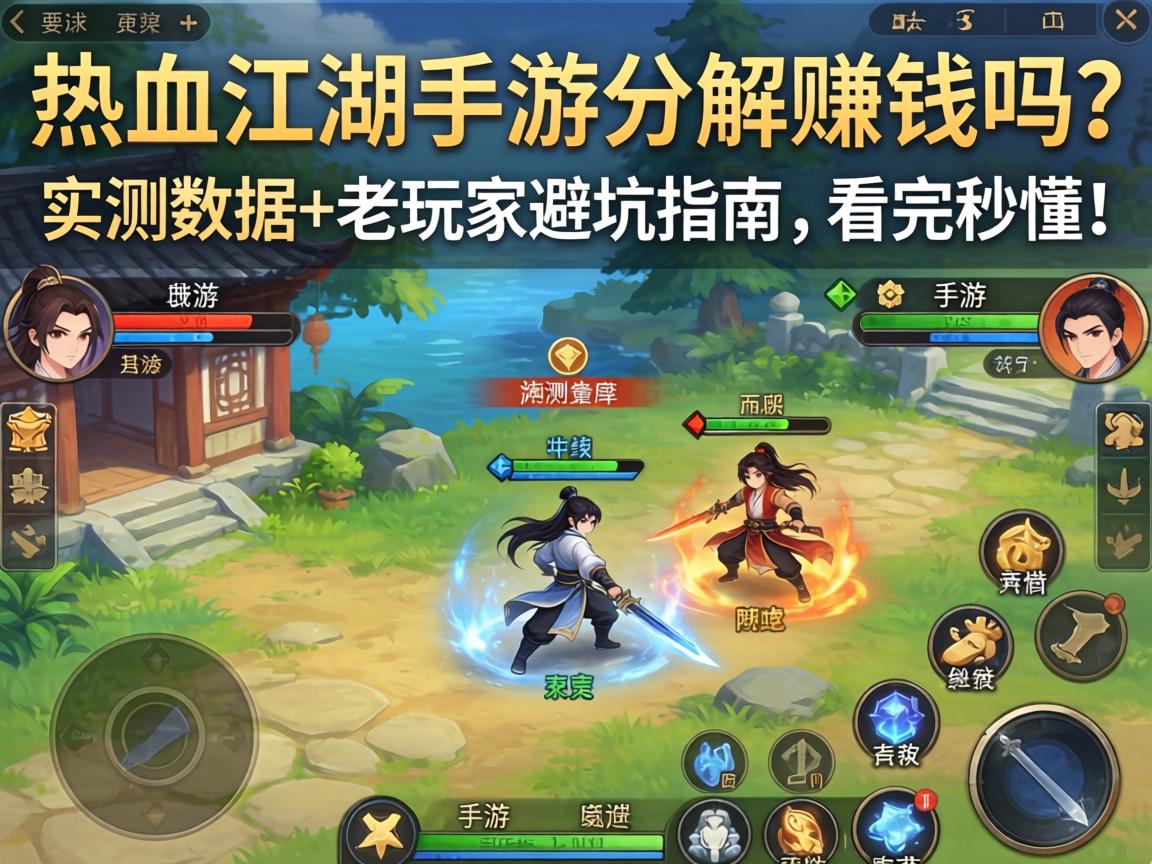 热血江湖手游分解赚钱吗?实测数据+老玩家避坑指南,看完秒懂! 热血江湖手游分解赚钱吗