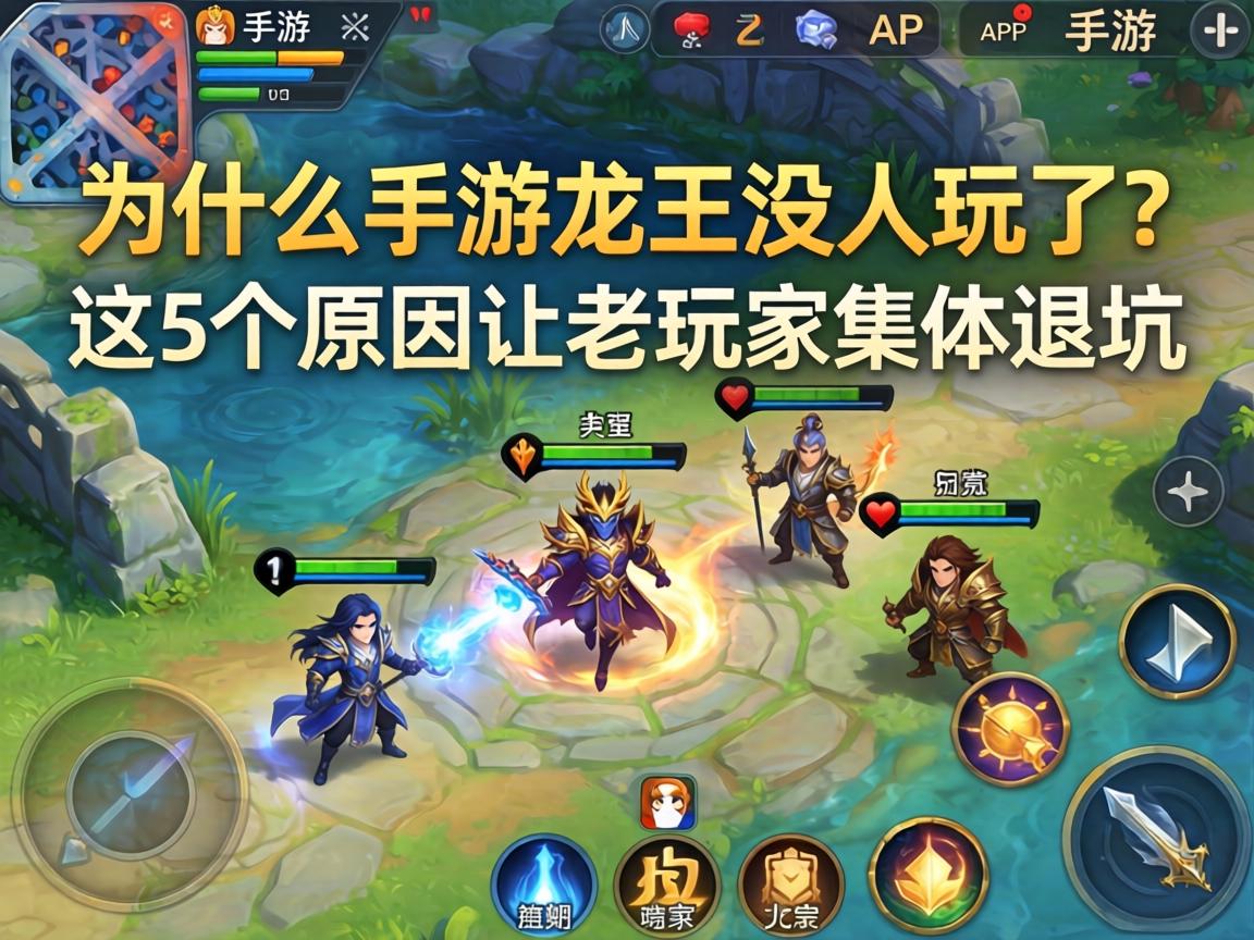 为什么手游龙王没人玩了?这5个原因让老玩家集体退坑 这5个原因让老玩家集体退坑
