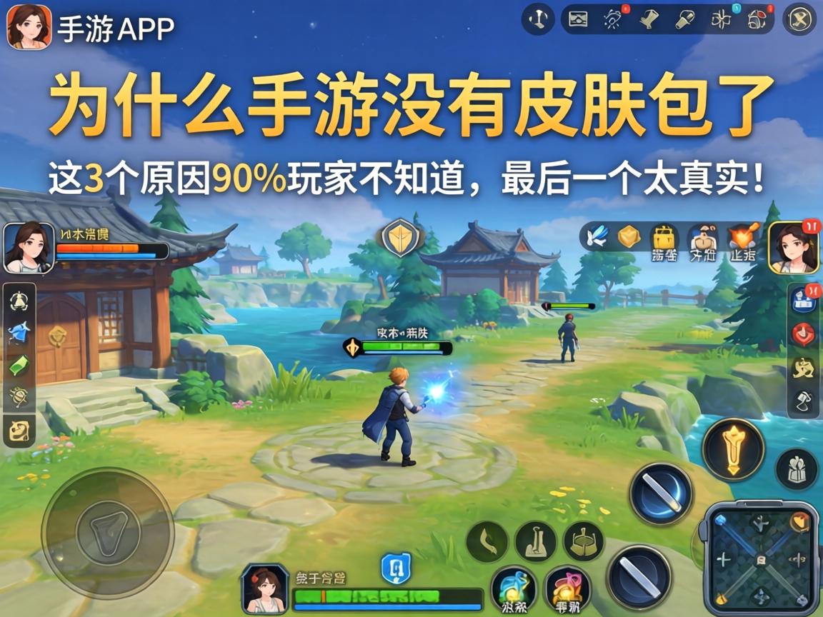 为什么手游没有皮肤包了