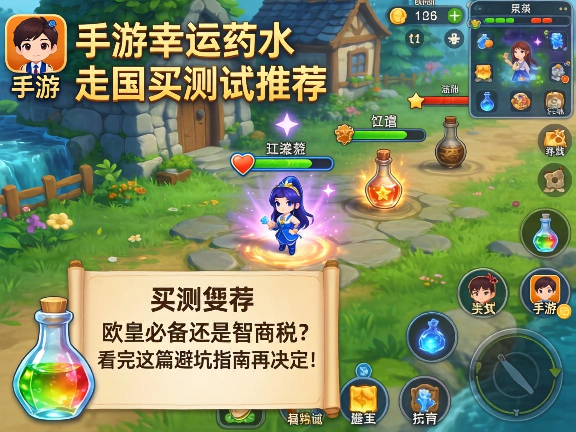 手游幸运药水实测推荐,是欧皇必备还是智商税?看完这篇避坑指南再决定! 看完这篇避坑指南再决定
